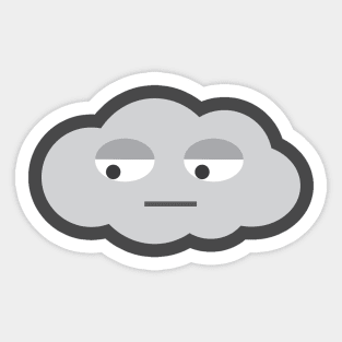 Meh Cloud Sticker